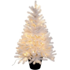 Bild Künstlicher Weihnachtsbaum »Weihnachtsdeko, künstlicher Christbaum, Tannenbaum«, Im Topf weiß