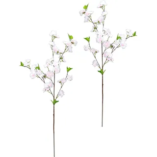 Künstlicher Zweig Deko Kirschblüten Blüten rosa Kunstpflanze Kunststoffpflanzen Dekopflanze Pflanze Kunststoffpflanzen Plastikpflanze Kunstblumen Deko Blumen Frühjahrsdeko Frühlingsdeko Osterdeko