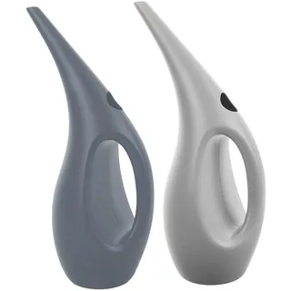 2Pcs Kunststoff Gießkanne Haushalts Mund Bewässerung Wasserkocher mit Griff Haus Pflanze Bewässerung Glas für Haus Garten Büro 1. 5L