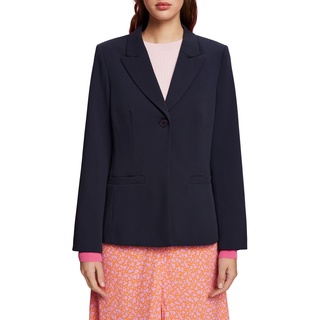 ESPRIT Collection Damen 023eo1g312 Blazer, 400/Navy, 44