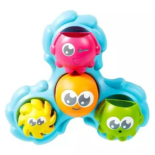 Drehende und spritzende Bade-Spielzeug-Kraken, Tomy