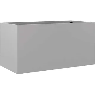 vidaXL Pflanzkübel 62 x 30 x 29 cm Silber