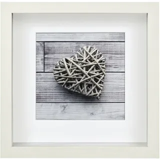 Hama Scala weiß 23x23 Portrait Holz Passepartout 59777