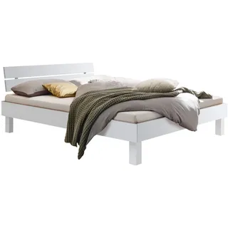 Hasena Prato 200 x 200 cm Fußhöhe 20 cm weiß deckend lackiert