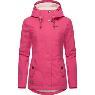Ragwear Winterjacke "Winterjacke Monade" mit Kapuze Damen Winterparka mit Kapuze und m. Fleece gefüttert, fuchsia24