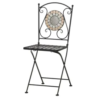 Siena Garden Prato Klappstuhl 35 x 37 x 91 cm schwarz matt