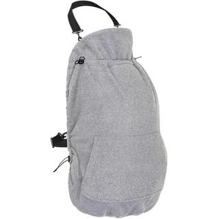 Hoppediz Tragecover Basic - Wärmendes Universal Fleece-Cover für Tragetuch und Babytrage, Stone