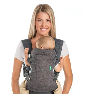 Infantino Flip Advanced 4-in-1 Babytrage, Bauchtrage Rückentrage