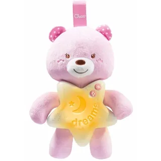 Chicco Gute Nacht Bärchen 24 cm Rosa