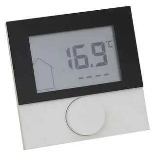 Möhlenhoff Raumregler direct Control Display 230 V mit schwarzer Designscheibe