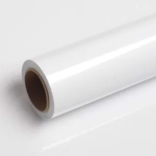 Livelynine 40CMx5M Klebefolie Möbel Weiss Hochglanzfolie Küchenschrank Folie Bekleben Möbel Folieren Küchenfolie Selbstklebende Tapete Weiß Glitzer Folie für Küche Tür Küchenfronten Abwaschbare
