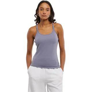 Urban Classics Ladies Sports Top Frauen Top blau S 80% Nylon, 20% Elasthan Basics, Sport, Yoga