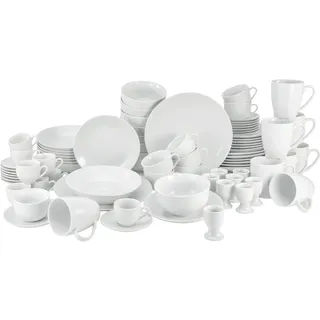 CreaTable Luna Kombiservice 80-tlg. weiß unifarben