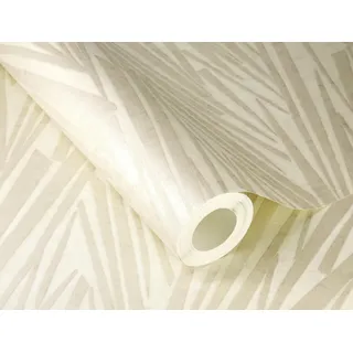 Rasch Vliestapete 3D-Effekt Kratzer Betonoptik Creme Metallic 608328