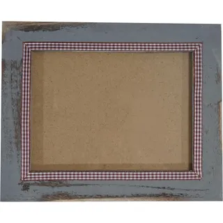 MCW Bilderrahmen T246 21x26cm Holz Shabby-Look Landhaus Grau
