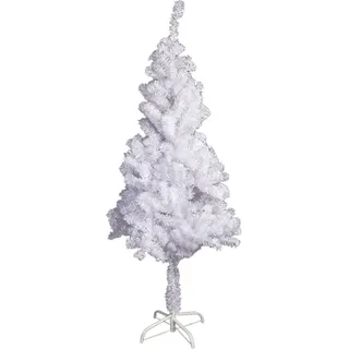 LEX Künstlicher Weihnachtsbaum inkl. Ständer, Weiß, 120 cm - Weiß