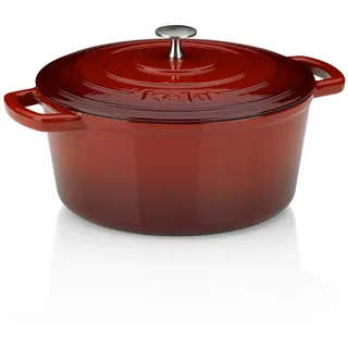 Kela Calido Bräter 26 cm rund rot