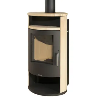 Justus Island Aqua 2.0 Stahl Schwarz/Abdeckplatte Sandstein
