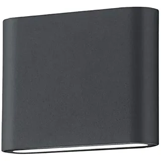 Trio Leuchten LED Außen-Wandleuchte Thames II Anthrazit