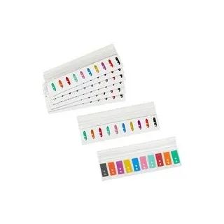 BOI Signalleisten farbsortiert, 10 St.