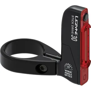 Lezyne Stick Drive STVZO Seat Clamp schwarz, rotes Licht, Y15