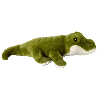 Bauer ECO-LINE - Plüschtier Krokodil (28cm) Kuscheltier Stofftier recycelten Materialien - Grün