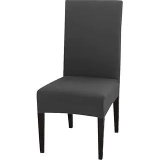 2er-Set schmutzabweisende Stuhlhussen ALBA Grey