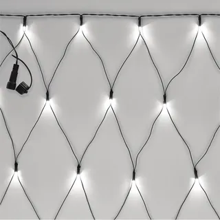 EMOS Connect System 2x1,5m Lichternetz Standard, Weihnachtslichterkette mit 160 LEDs, Erweiterungskomponent C (ohne Verbindungskabel und Adapter), IP44 für Innen und Außen, Kaltweiß