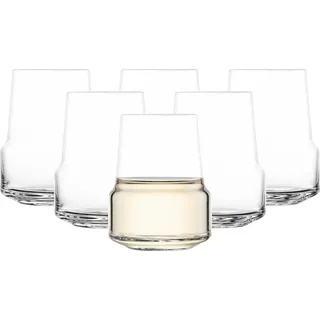 Zwiesel Glas LEVEL Weißwein Tumbler 378 ml 6er Set - Transparent