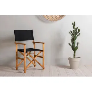 gardenson Marion Klappstuhl 53 x 55 x 90 cm schwarz