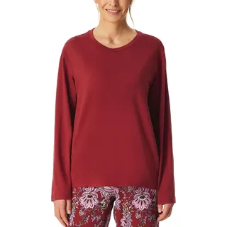 Schiesser Damen Schlafshirt Langarm Baumwolle - Mix + Relax