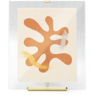 Umbra Flute Bilderrahmen aus Glas, 20x25cm Fotos, Messing