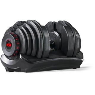 Bowflex Selecttech 1090i Hantel, Schwarz/Rot, Einheitsgröße EU