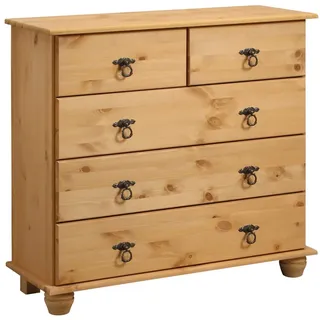 otto home Home affaire Kommode »Finca« aus massivem Kiefernholz, mit Schubladen für Stauraummöglichkeiten,