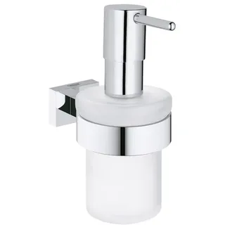 Grohe Essentials Cube Seifenspender mit Halter, chrom
