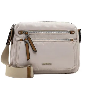 Umhängetasche EMILY & NOAH "Umhängetasche E&N Esther", Damen, Gr. B/H/T: 26cm x 21cm x 10cm 0, beige (beige 400), Polyester, Taschen Umhängetasche