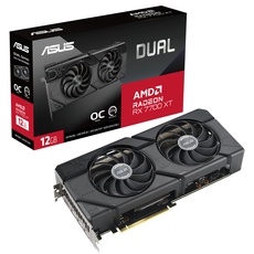 Bild Dual Radeon RX 7700 XT OC, DUAL-RX7700XT-O12G, 12GB GDDR6, HDMI, 3x DP (90YV0JZ0-M0NA00)