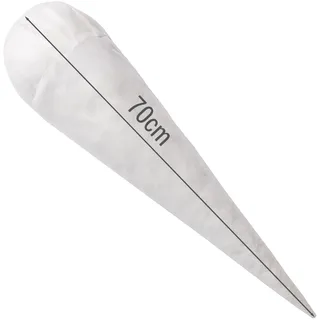 Schultüte Kissen Füllung 70 cm großes Kopfkissen Füllung für Mädchen Jungen Kegel Form Tüte Einlagge für Zuckertüte Füllung aus Watte, große Tüten Kisseneinlagge statt Papprohling [149]