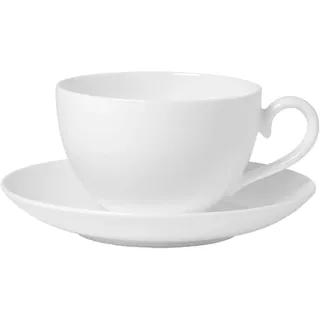 Villeroy & Boch Kaffeetasse mit Untertasse 0,26 l Weiß