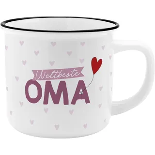 GRUSS & CO XL-Becher Motiv Oma 0,55 l Mehrfarbig 3 St.