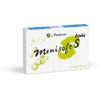 Menisoft S toric 14-Tageslinse 6er Box -0,75 -1,75 180