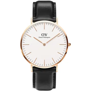 Daniel Wellington Classic Uhr 40mm Double Plated Stainless Steel (316L) Rose Gold