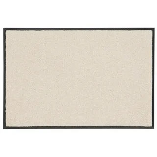 wash+dry by Kleen-Tex Fußmatte "Trend Uni, Schmutzfangmatte, waschbar" rechteckig 9 mm Höhe rutschhemmend, In- und Outdoor geeignet, auch als Läufer erhältlich, champagner