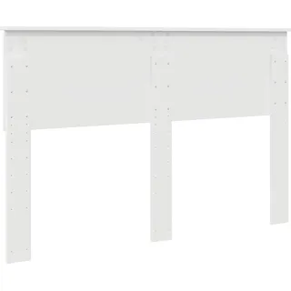 vidaXL Kopfteil Weiß 140 cm Holzwerkstoff - Weiß