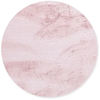 Gino Falcone Kunstfellteppich Sara 90x90 cm , Textil , Uni , Rund , 90x90 cm , Teppiche und Böden, Teppiche, Schaffelle & Kuhfelle