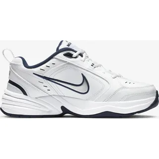 Nike Air Monarch IV Herren Schuhe Sneaker Turnschuhe Freizeit Leder 415445 102 - Weiß