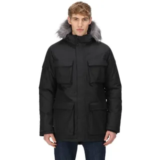 Regatta Herren Aziel Wasserdichter und atmungsaktiver Parka mit Daunenisolierung, Kapuze und mehreren Taschen