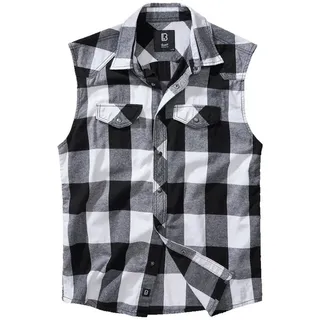 Brandit Check Hemd - White / Black - 4XL
