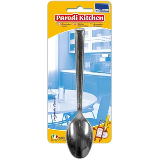 PARODI & PARODI - Kochlöffel, 2 Stück - Edelstahlbesteck für Brühe Suppe Mahlzeiten und Kochen - Besteck-Set und Küchenzubehör, spülmaschinenfest, langlebige Küchenutensilien, Löffel 20x3