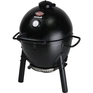 Char-Griller E6714 AKORN Jr. Kamado, Asche Tragbarer Holzkohlegrill
